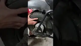 baja/ coleman mini bike rear brake replacement and disassembly.
