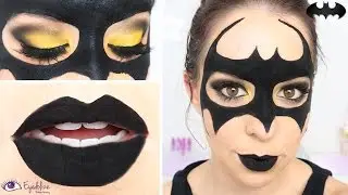 EASY Batman Mask Makeup Tutorial by EyedolizeMakeup