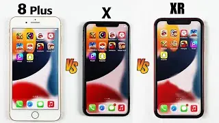 iPhone 8 Plus против IPhone X против IPhone XR &mdash; тест скорости!