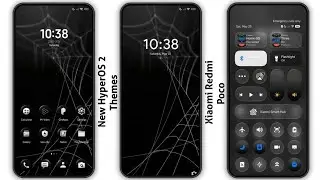 3 New HyperOS 2 control centre Themes for Xiaomi,Redmi,Poco | 3 Best HyperOS 2 Themes
