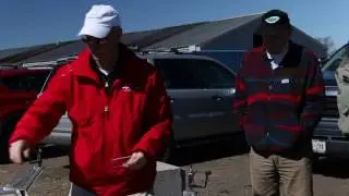 Mike Purcer Rigging a Rowing Shell Using a Piece of Clear Plastic
