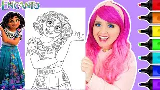 Encanto Mirabel Madrigal Coloring Page | Ohuhu Paint Markers