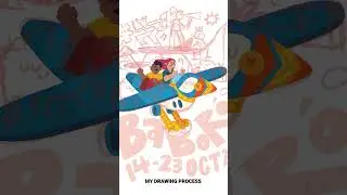 Making the Baboro festival poster