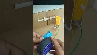 Automatic Door Lock Mechanism Using DC Motor #tech #diy #scienceproject