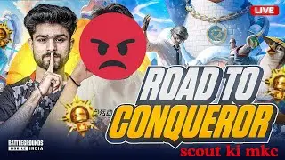 BGMI LIVE🔴 SCOUT KI MKC 4 Barr #cegc #battlegroundsmobileindia