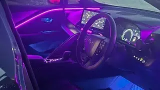 Toyota CHR 2024 ambient lighting by theonestopLEDshop #toyota #toyotachr #ambientlighting 