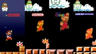 Super Mario Bros. SNES VS NES VS GBC VS GBA | Мир 6