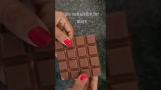Chocolae bar with crunchy whole Hazelnuts #asmr  #unwrapping #Ritter sport #shorts  #satisfyingsound