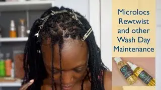 Locs: Microloc Retwist | Using Moisture Love Products |