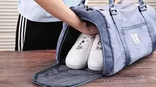 Stylish Women&rsquo;s Gym Bag &ndash; Travel Duffel & Weekender Tote #GymBag #TravelBag