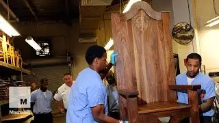 A Chair Fit for Pope Francis, Built by Prisoners in Philadelphia | Mashable News