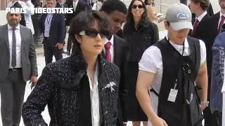 Wang Yibo arrival at show Chanel couture @ Paris Fashion Week 8 july 2025
