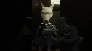 Пёс мудрее, чем ты! #3d #blender #blender3d #modeling #character #animation #анимация #dog #reading