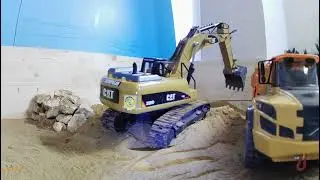 Realizzazione Rilevato 🚧 movimento terra 🚧 Huina1580 - Loader Kabolite K963 - Rc -Hydraulic model