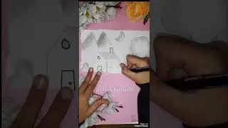 easy landscape art #drawing #viral #landscape #doodle #artology by devishi