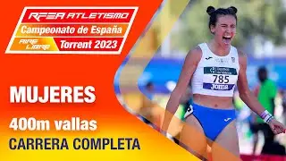 Final 400m vallas mujeres - Campeonato de Espa&ntilde;a Atletismo Torrent 2023 - Daniela Fra
