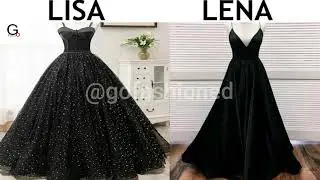 LISA OR LENA BLACK THEME | BEAUTIFUL FASHION CLOTHES | GO FASHIONED