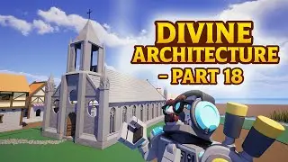 Roof & Back Wall Progress! | Brickadia Medieval Church Build (Part 18)