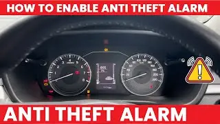 How to activate or deactivate Anti Theft Alarm in Car | Save your car | Safety Tips