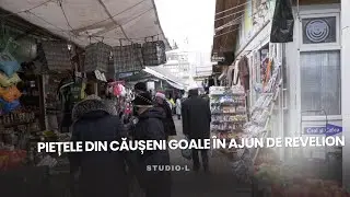 Piețele din Căușeni goale în ajun de Revelion