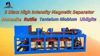 Three-Discs High Intensity Magnetic Separator