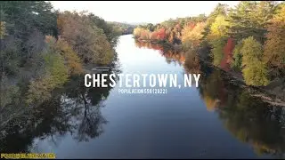 Schroon River Flyover-Chestertown, New York (Fall Foliage)