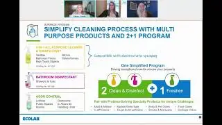 Ecolab Webinar: Optimizing Cleaning Operations to Help Offset Labor Challenges - Oct 2021
