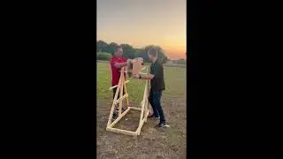 Drake Video for Physics Project Whipper Trebuchet (Reupload)