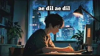 ae Dil ae Dil || lofi || slowed reverb || perfectly lofi ||