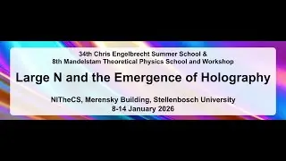 2026 01 -34th Chris Engelbrecht & 8th MITP School on Large N and the Emergence of Holography - Day 2