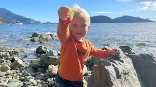 The Boys’ First Experience With The Ocean