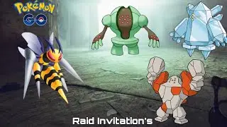 LIVE Pok&eacute;mon GO Raid Invites 🔥 Regice, Regirock, Registeel + G-Max Inteleon, Rillaboom, Cinderace!