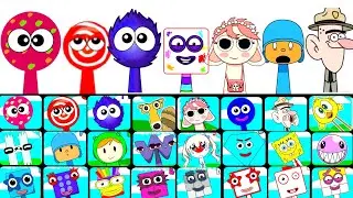 My Sprunki OC All Seventeen number RacyPhase 1 to Phase 2 Past Candy Fluffy 26