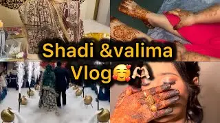 Shadi and valima vlog 😜🙈 hyderabadi mom daily vlog / bhai ki shadi 