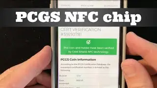 Демонстрация пластины PCGS с чипом NFC
