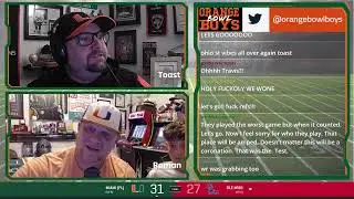 #10 MIAMI vs #6 OLE MISS Semifinal Watchalong