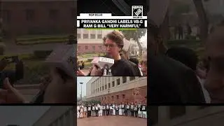 Лидер Конгресса Приянка Ганди осудила законопроект VB-G RAM G как &laquo;очень вредный&raquo;.