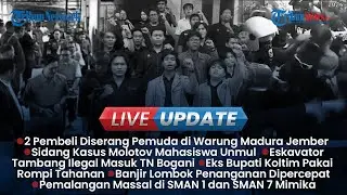 2 Pembeli Diserang Puluhan Pemuda di Warung Madura Jember | Update •SIANG | Rabu, 14 Januari 2026
