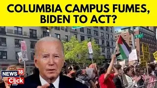 Pro-Palestinian Protesters Clash With Police Across Universities In U.S | Joe Biden | N18V | News18