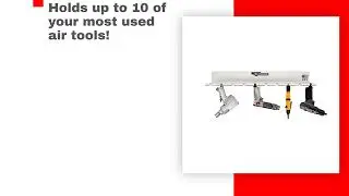 Pit Posse PP3359 Pit Posse Air Tool Rack and Hose Hanger Combo