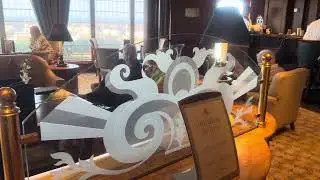 Grill Lounge - On board Cunard Queen Victoria. The lounge for Queen and Princess Grill