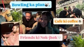 Bowling ka plan tha&hellip;..but friends had other ideas😂☕️🎳