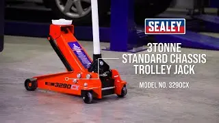 Sealey 3tonne Trolley Jack - 3290CX: The Ultimate Professional Jack for Roadside and Workshop Use