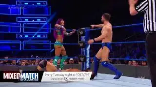 Sasha Banks takes out Bobby Roode in WWE MMC Semifinals HD