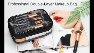 Small Clear Double Layer Makeup Bags
