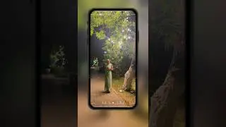 Как сделать фото в ночном парке? #tutorial #mobilephotography #photoediting #photoidea #photography