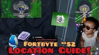 Fortbyte 52  Accessible with Bot Spray inside a Robot Factory - Fortnite S9 W8 Location Guide