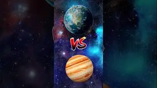 Earth Vs Jupiter #earth #jupiter #space