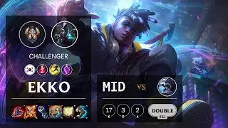 Ekko Mid vs Talon - KR Challenger Patch 10.6