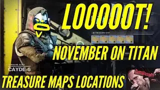 Destiny 2 : Cayde 6 Treasure Maps Locations Guide : November 14th on Titan